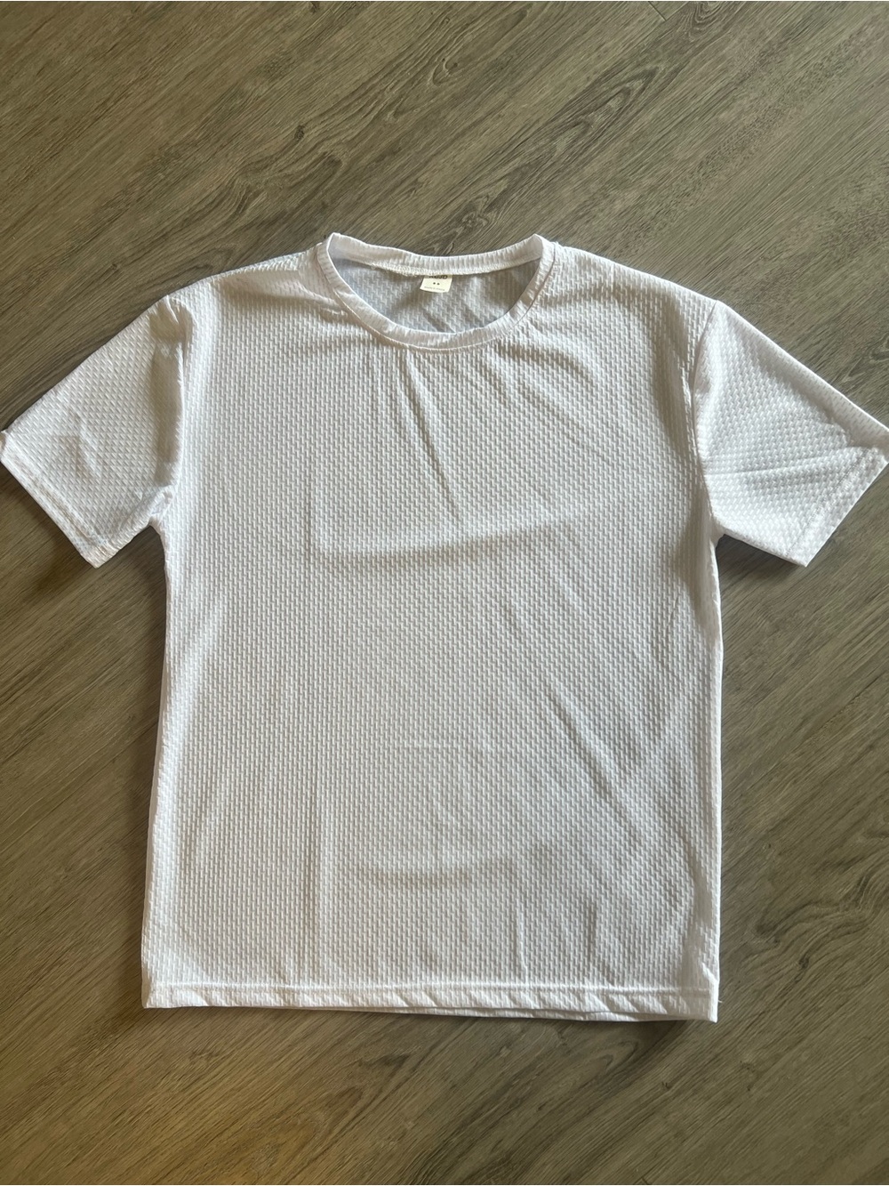 Men’s Classic White Crew Neck T-Shirt Short Sleeve Casual Basic Tee Size M